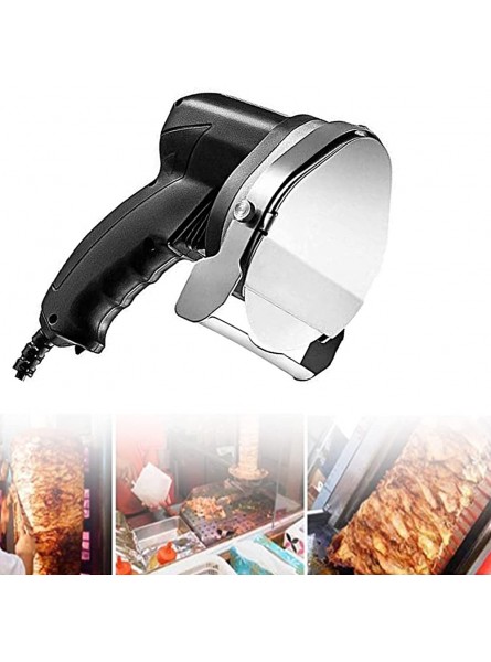 XYEJL Electric Barbecue Meat Slicer,Automatic Doner Kebab Knife,Electric Kebab Slicer with 2 Blades Cutting Turkish Kebab Slicer,Meat Cutting Machine,KebabSlicer,A - WGZLH9NP