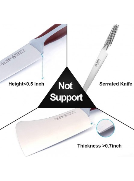 H&RB Electric knife sharpener kitchen knife sharpener electric for ceramic metal knife Portable & Wireless - NFZD17PI