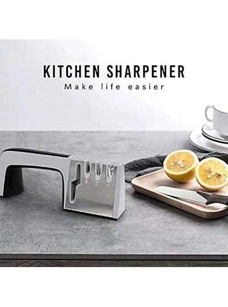 KELITINAus Knife Sharpener Kitchen Professional 4 in 1 Knife Sharpening Tool Chef's Choice Diamond Ceramic Steel Scissor Sharpener Knives - CRTPM0VY