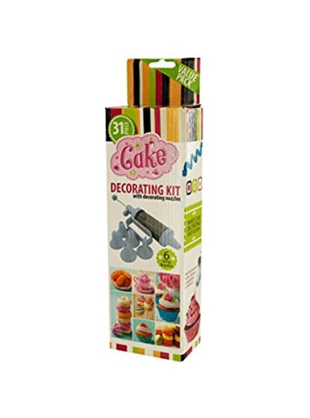 Cake Decorating Kit with Nozzles Pack of 6 - BNJPGV0M