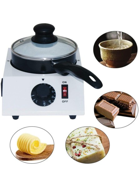 40W Mini Electric Chocolate Melting Machine Tempering Cylinder Melter Pan 220V with 1 Ceramic Non-Stick Pot - NBPZ5XY9