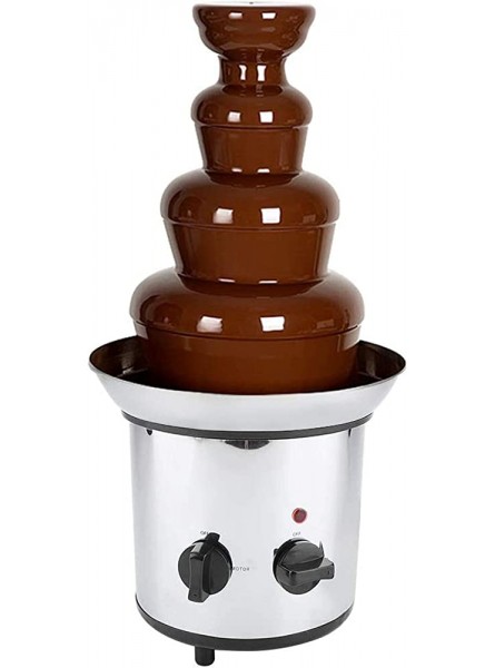 Commercial Professional 4 Tiers Chocolate Fountain,Chocolate Melting Machine,Stainless Steel Buffet Heater for & Household Birthday Christmas Eve - WDPZNKFS