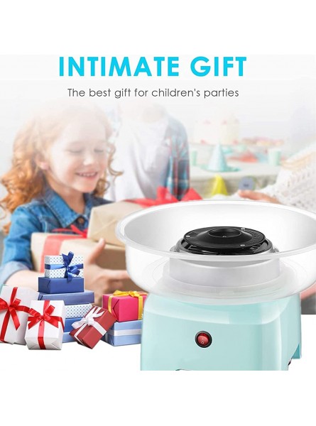 Professional Electric Candy Floss Maker Cotton Sugar Machine 500w Candy Floss Maker Machine Kids Suitable for Children Adult Party Gift Home Sweet,blue - PJMW8958