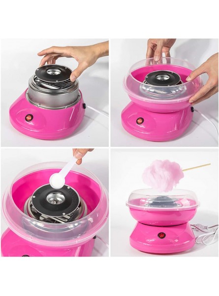 TINE Electric Commercial Cotton Candy Machine Cotton Candy Floss Maker Home Kids Party Sweet Gift Household Machine For Kids Gifts,Pink - CLOMV79R