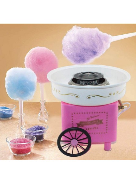 TINE Professional Candy Floss Machine Candy Floss Machine Electric Cotton Candy Maker Gadgetry Home Kids Party Gift Household Machine,Pink - PYID6219
