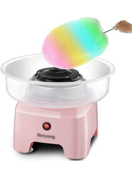 ZCED Candy Floss Makers Professional Cotton Sugar Candy Floss Maker Machine Candyfloss Machines Kids Party Sweet Gift For Household Pink - RWBATH38