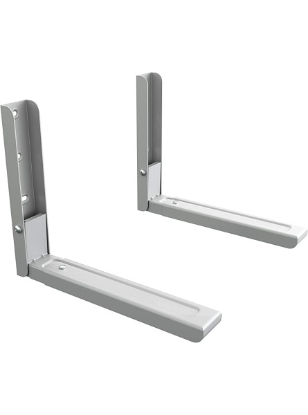 AVF EM60S-A Universal Wall-Mounted Microwave Brackets Set of 2 Silver - VDENSSSI