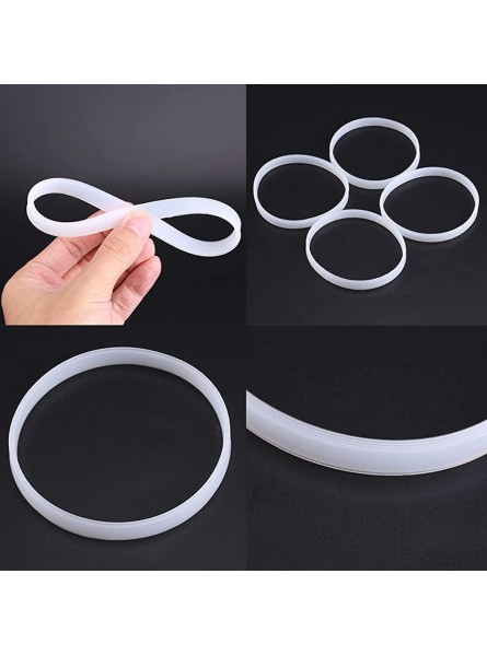 4pcs Rubber O Ring Sealing Gasket 10 cm 3.94 Inch White Seals Rings Replacement Parts for Juicer Blender Replacement Seals - DFYFYTJQ