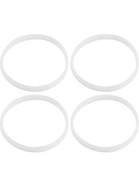 4pcs Rubber O Ring Sealing Gasket 10 cm  3.94 Inch White Seals Rings Replacement Parts for Juicer Blender Replacement Seals - DFYFYTJQ