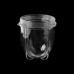 BIlinli Juicer Blenders Cup Mug Clear Replacement Parts With Ear For 250W - HAUHOR7O