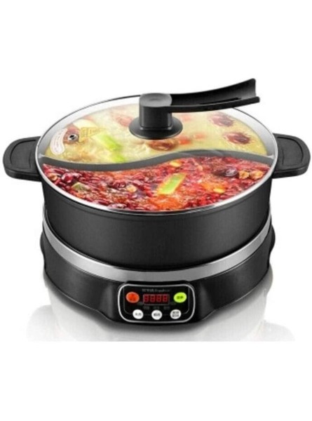 Electric Hot Pot Split 5L Electricity Heat Pot Multi-Function Household High-Power Timing Electric Wok Can Be Used In Kitchen Restaurants Gourmet Cooking - WQFBO7I1