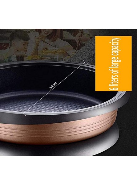 Electric Wok Multi-Function Electric Fire Pot 2 Household Electric Boiling Hot Pot Cooking 4 Fried Roast One Pot Can Be Used in Kitchen - MFPYV0SA