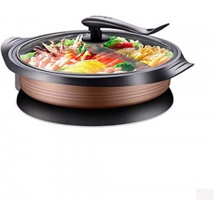 Electric Wok Multi-Function Electric Fire Pot 2 Household Electric Boiling Hot Pot Cooking 4 Fried Roast One Pot Can Be Used in Kitchen - MFPYV0SA