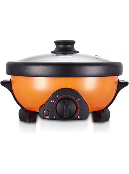 Electricity Heat Pot Electric Hot Pot Home Multi-Function Non-Stick Pan Mini Electric Skillet Split 2.5 Liter Capacity Electric Wok Can Be Used in Kitchen Restaurants - HSELE76V