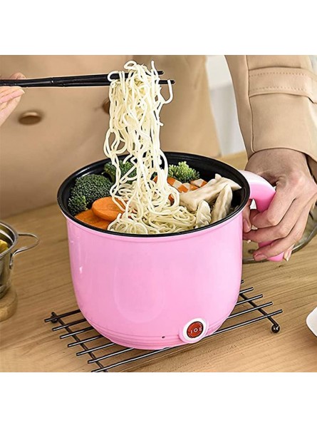 QiHhhh Multifunction Electric Hot-Pot 1.8 L Portable Non-Stick Electric Pot Electric Multi-Cooker With Double Power Control For Stir Fry With Steamer - THWSK2B2