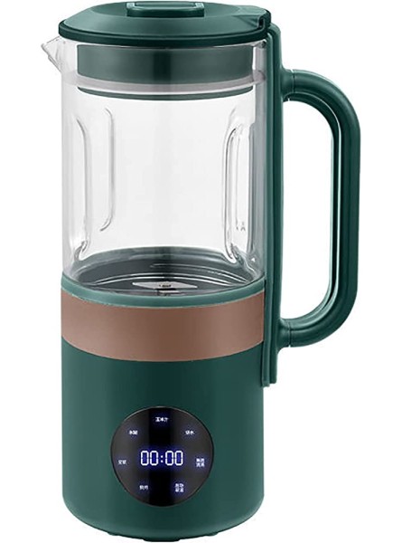Soy Milk Maker Mini Soymilk Machine Small Capacity Portable Household Automatic Multi-function Heating Broken Wall Free Filtration Color : Green Size : 27.5x15x15cm - LFLTXHY7