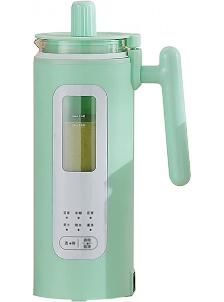 Soy Milk Maker Mini soymilk machine wall breaking machine household small heating automatic portable filter-free Portable Soup Maker Color : Green Size : 30x10x10cm - RYDBGFG7
