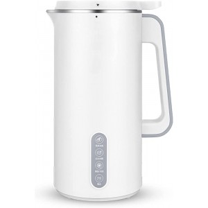 yaunli Soy Milk Maker Touch Type Small Soymilk Machine 2 People Automatic Food Cooking Machine Portable Filter-free Portable Soup Maker Color : White Size : 10x10x22cm - REBC9N6Y