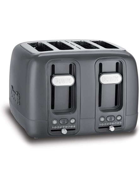 Dualit 46603 Domus 4 Slot Toaster 2250 W Grey - QQSPENUP