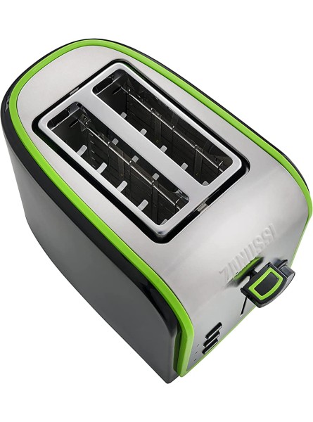 Zanussi ZST-6579-GN Stainless Steel Toaster 2 Slice Green - WEVR8825