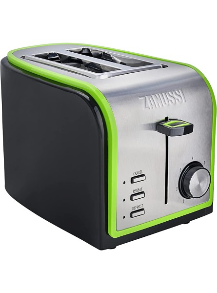Zanussi ZST-6579-GN Stainless Steel Toaster 2 Slice Green - WEVR8825