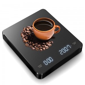 Digital Coffee Scale with Timer CestMall 3kg 0.1g High Precision LED Hidden Screen USB Rechargeable Digital Kitchen Scales Food Scale Electronic Cooking Scale for Coffee Home Office Kitchen Baking - RDOOYGSA
