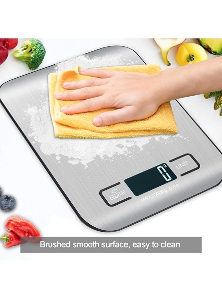 Digital Kitchen Scales,puncools Electronic Cooking Food Scales with LCD Display,High Precision Professional Electronic Scales for Groceries,Groceries Ingredients and Jewelry 1g-5kg - RHAR3689