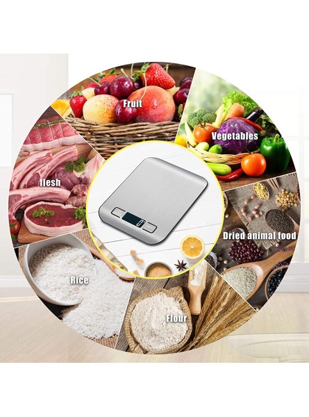 Digital Kitchen Scales,puncools Electronic Cooking Food Scales with LCD Display,High Precision Professional Electronic Scales for Groceries,Groceries Ingredients and Jewelry 1g-5kg - RHAR3689