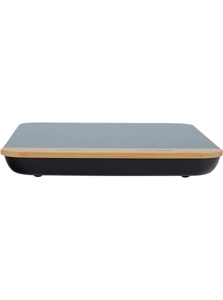 MasterClass Compact Digital Kitchen Scales in Gift Box Plastic Bamboo Black 22 x 16 cm - VDSAK8T3