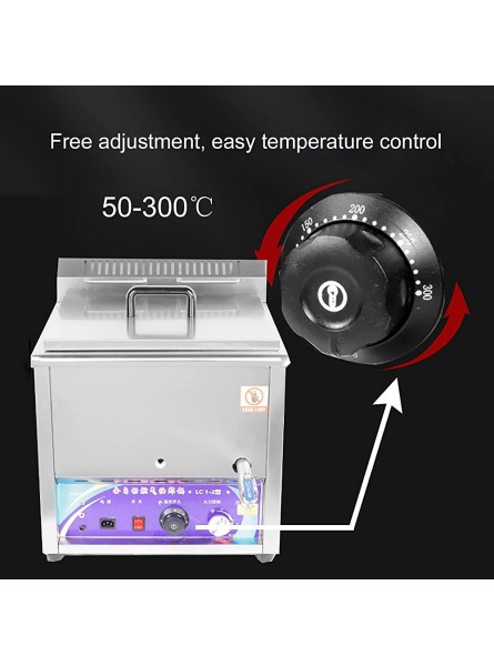 ZYFC Temperature Control Gas Fryer Commercial Deep Fryer with Basket Fast Heating and Easy Cleaning for Commercial and Home Use Size : 3 cylinder+tray - WTITXJI9
